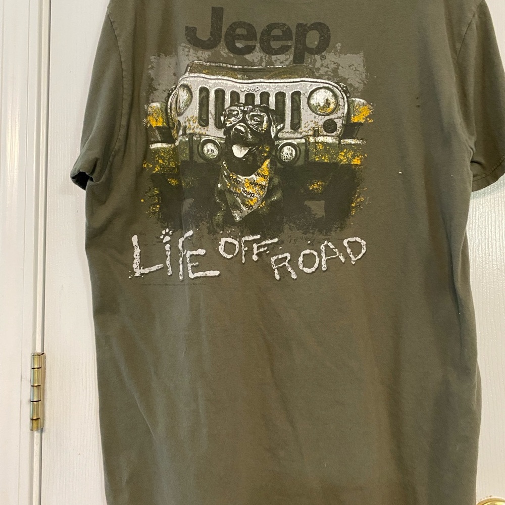 Jeep Khaki Short Sleeve Tee